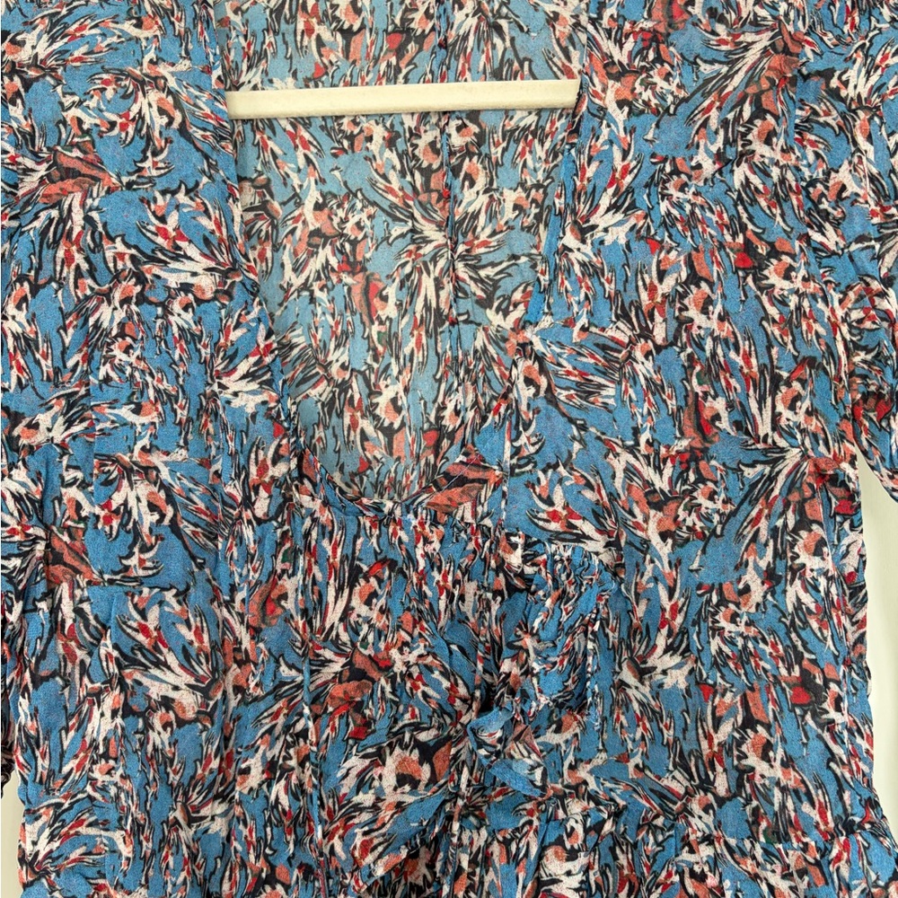IRO Multicolor Abstract Print Blouse - Picture 2 of 4